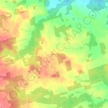 Connor地形图、海拔、地势