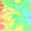 西通乐村地形图、海拔、地势