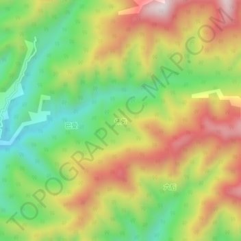 伟务地形图、海拔、地势