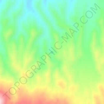 Colorado Spring地形图、海拔、地势