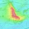 Corstorphine Hill地形图、海拔、地势