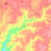 Buena Vista地形图、海拔、地势