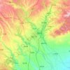 铜川市地形图、海拔、地势