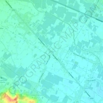 Barba地形图、海拔、地势