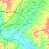 西仵镇地形图、海拔、地势