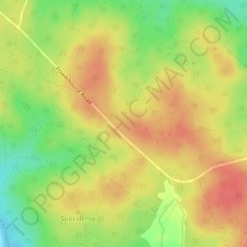 SK11地形图、海拔、地势