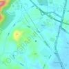 茶山地形图、海拔、地势