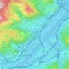 食水環村地形图、海拔、地势
