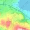 Cougar Hills地形图、海拔、地势