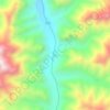 茶坊地形图、海拔、地势
