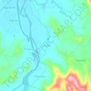 Torralba地形图、海拔、地势