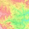 郊区地形图、海拔、地势