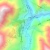 白土坎村地形图、海拔、地势