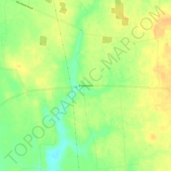 Pricetown地形图、海拔、地势
