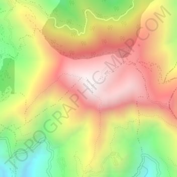 Resunga View Tower, Gulmi地形图、海拔、地势