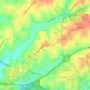 South Fork地形图、海拔、地势