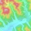 马刨泉东沟地形图、海拔、地势