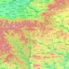 柞水县地形图、海拔、地势