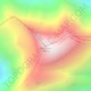 Rakaposhi地形图、海拔、地势