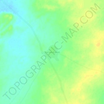 Narwa Kalan地形图、海拔、地势