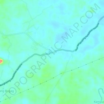 Pijiru地形图、海拔、地势