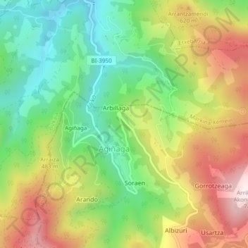Torrea地形图、海拔、地势