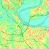 桂花镇地形图、海拔、地势
