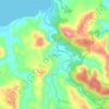 Caunayan地形图、海拔、地势