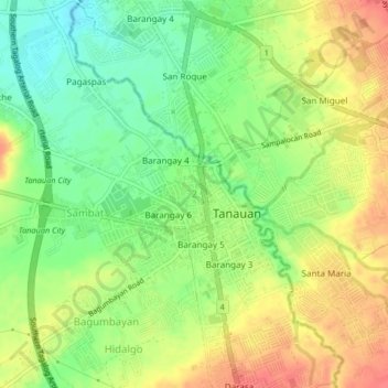 2地形图、海拔、地势