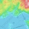 深井東村地形图、海拔、地势