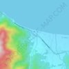 Pancian地形图、海拔、地势