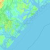 Tybee Island地形图、海拔、地势