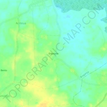 Eldorado地形图、海拔、地势