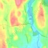 Canterbury地形图、海拔、地势