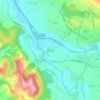 Bideren地形图、海拔、地势
