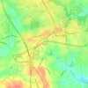 Fortson地形图、海拔、地势