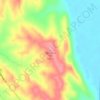 Blackbird Hill地形图、海拔、地势