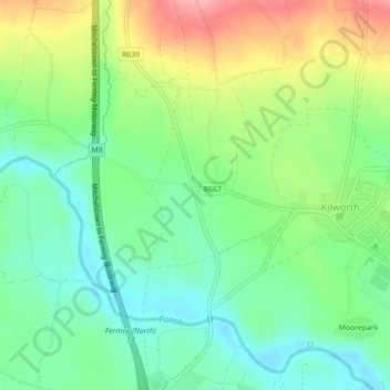 Molly Barry Cross Roads地形图、海拔、地势