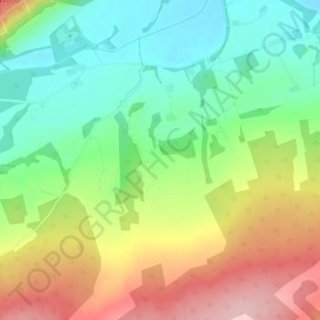 Pluscarden地形图、海拔、地势