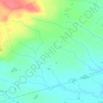Burin Peninsula地形图、海拔、地势