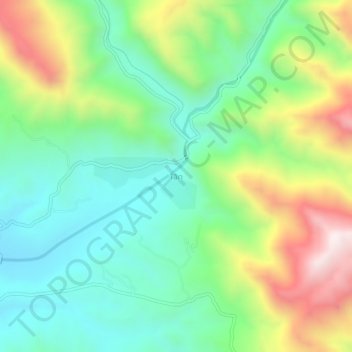 Tān地形图、海拔、地势