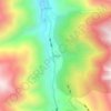老榆林地形图、海拔、地势