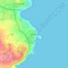 Boddam地形图、海拔、地势