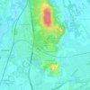 Tout Vent地形图、海拔、地势