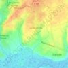 Hameau aux Roux地形图、海拔、地势