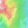 La Salcette地形图、海拔、地势