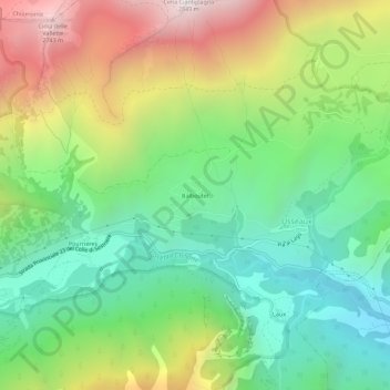 Balboutet地形图、海拔、地势