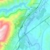 小村地形图、海拔、地势