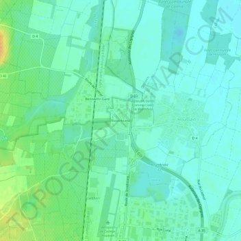 Rosenkranz地形图、海拔、地势