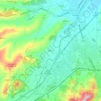 Morro地形图、海拔、地势